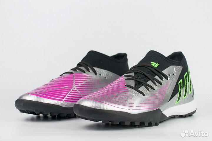 Грунтовки Adidas Predator Edge.3 Low TF Silver / B