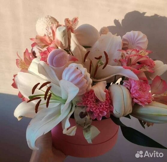 Живые цветы букеты
