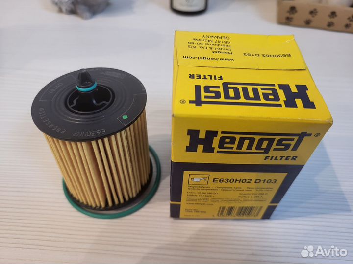 Фильтр масляный hengst e630h02 d103 hu692x ox258d