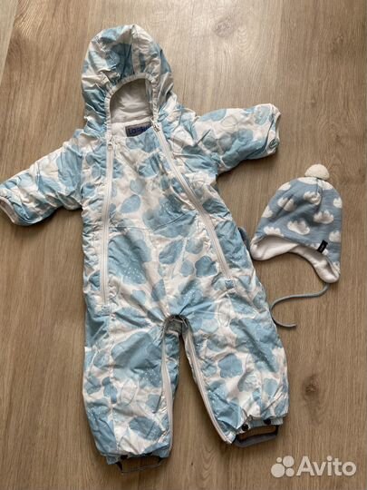 Комбинезон-конверт Lassie+поддева, шапки и пинетки