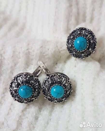 Серебряное колье