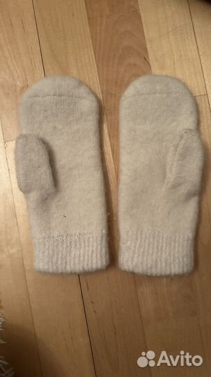 Варежки шерстяные