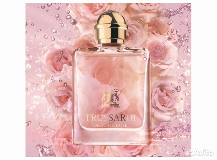 Trussardi Delicate rose 50ml, туалетная вода,новая