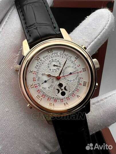 Золотые наручные мужские часы Patek Philippe