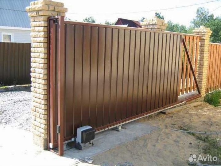 Ворота из металла 