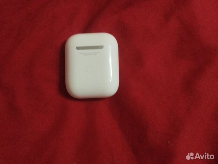 Наушники apple airpods 2 оригинал +защитный чехол