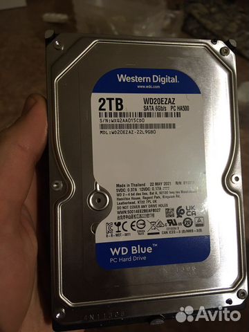 Новый Жесткий диск 2TB WD Blue