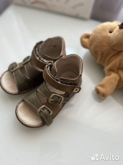 Ортопедические сандали детские, натуральная кожа