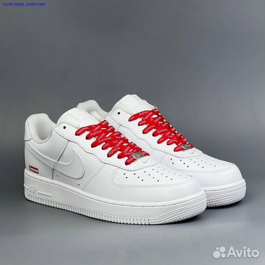 Кроссовки Nike Air Force 1 Low & Supreme (Арт.81488)