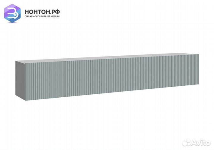 Тумба под тв Сканди серый шифер / грин грей софт