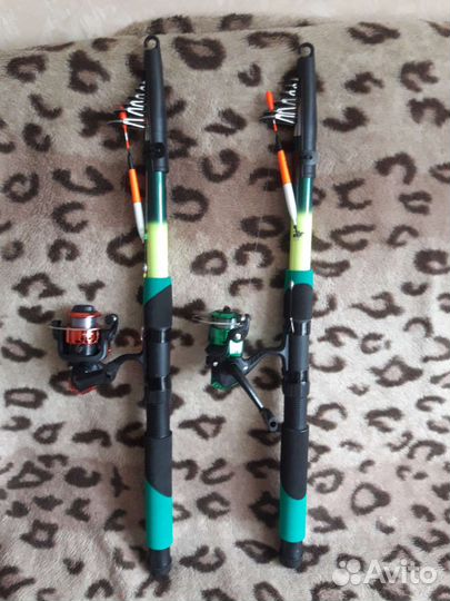 Удочки рыболовные новые, 2 шт