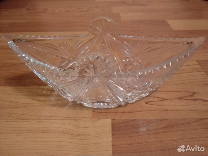 Конфетница хрусталь