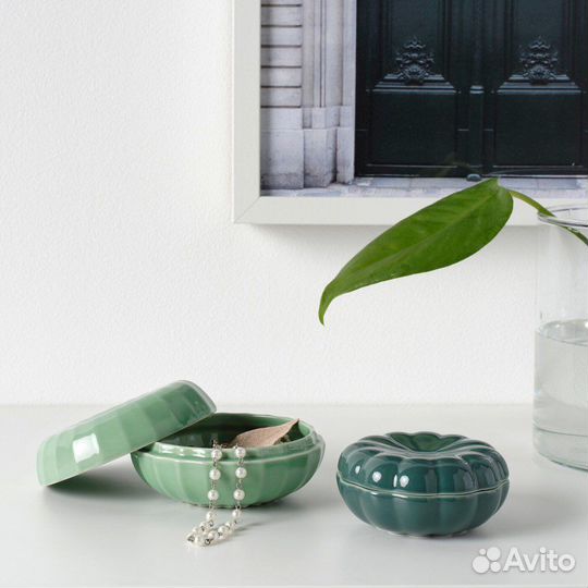 IKEA Ванлиген новая декоративная коробочка 2 шт