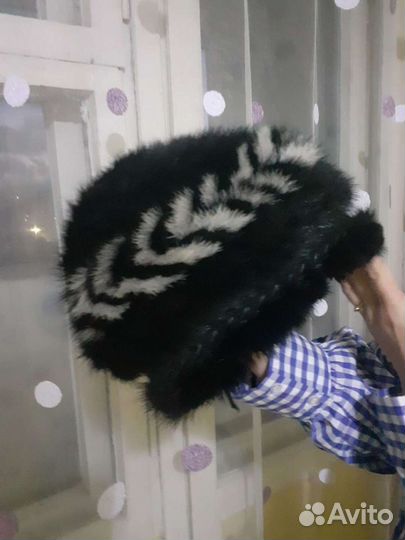 Берет шапка мех настоящий