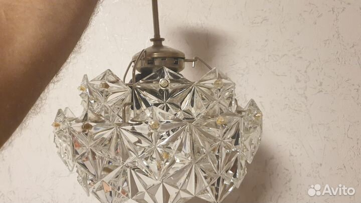 Хрустальная люстра СССР искра