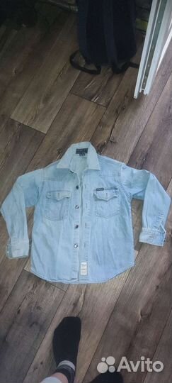 Рубашка джинсовая