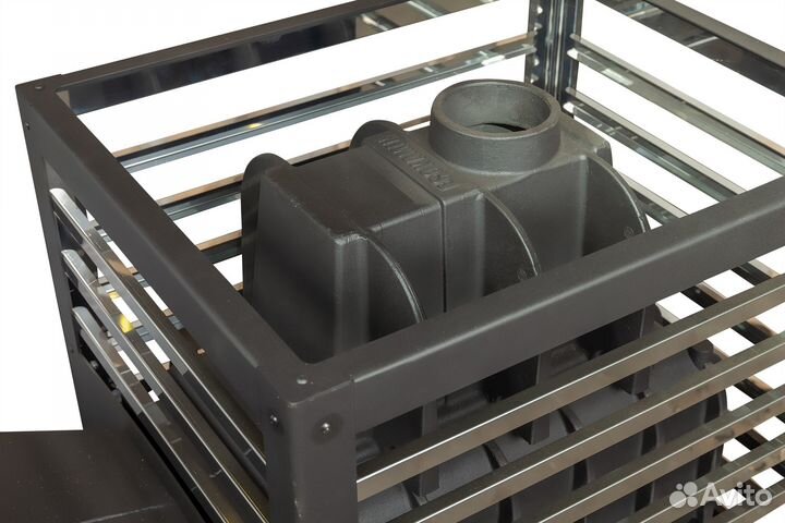 Печь Для Бани чугунная Медведь 30 «Хай-тек» Экокам