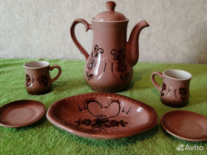 Кофейный сервиз керамика СССР