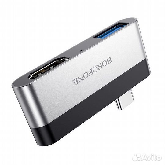 Адаптер Type-C на hdmi + USB3.0 DH2