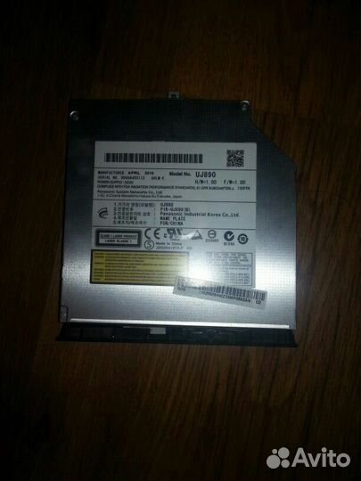 Dvd-rw ноутбучный uj890