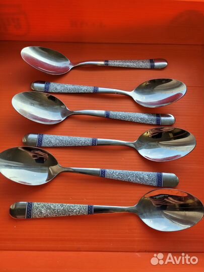 Набор ложек новые из нержавеющей стали цена за все