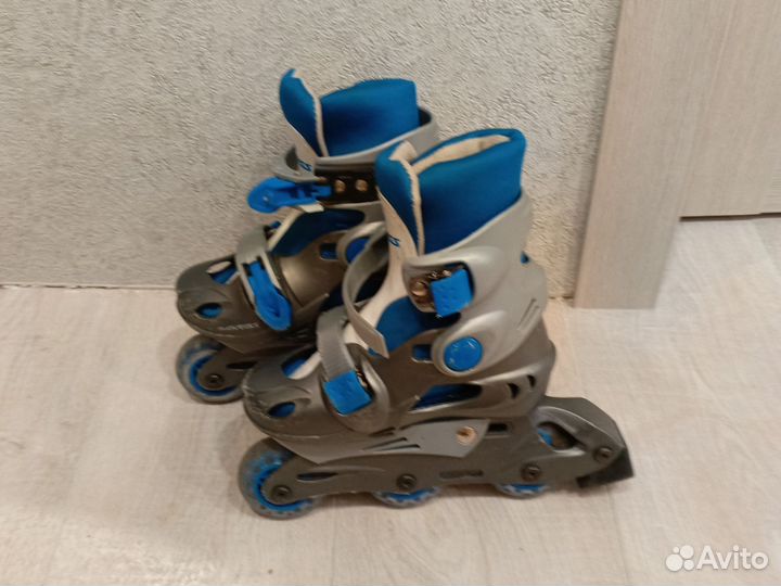 Раздвижные роликовые коньки размер 26-29