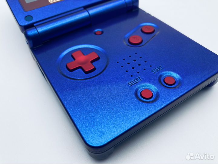 Game Boy Advance SP «Blue Pearl» AGS-101 IPS