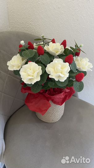 Букет цветов из мыла