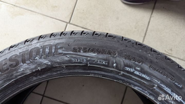 Bridgestone Alenza 001 245/45 R20 и 275/40 R20 103W