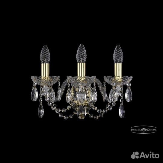 Bohemia Ivele Crystal 1402B/3/141 G 1402 бра