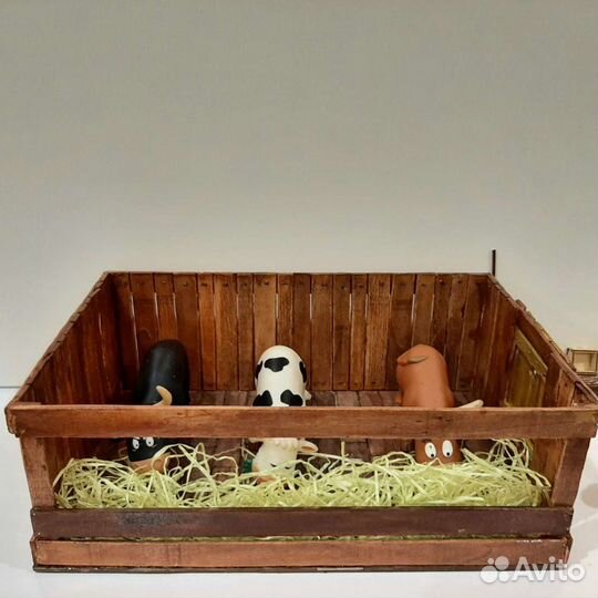 Большой загон, игровой набор, ферма для животных