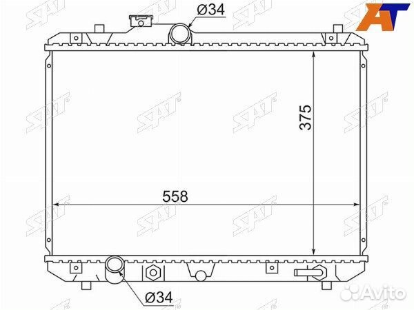 Радиатор suzuki swift