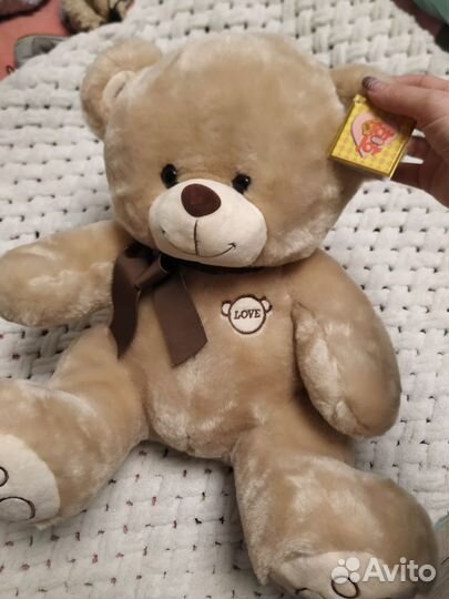 Новый Плюшевый медведь 40см