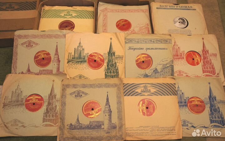 Грампластинки СССР 50 х годов 78 об