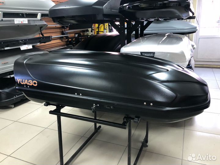 Автобокс багажник на крышу Kaptur (Рено Каптюр)