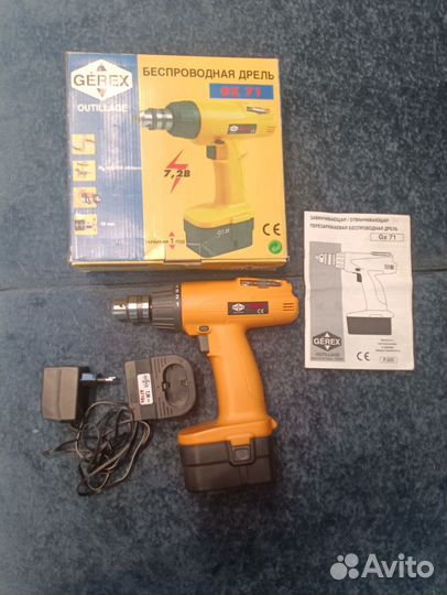 Шуруповёрт Gerex g71