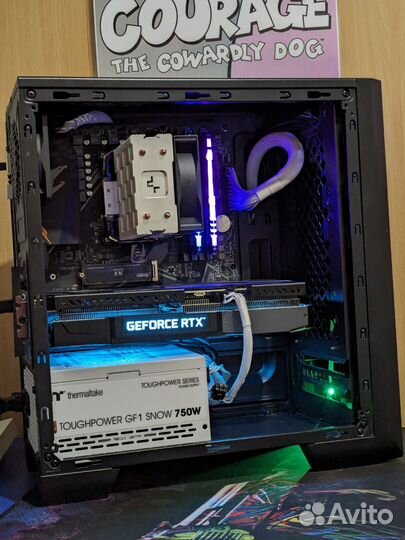 Игровой компьютер, ryzen 7 5700X, RTX 3060, 16GB