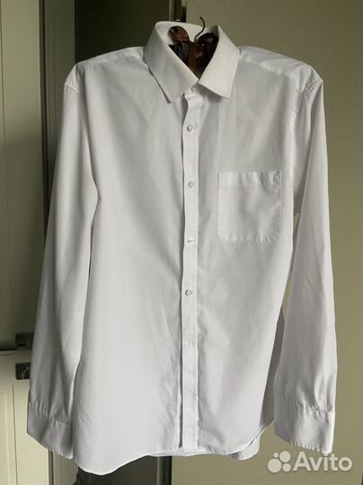 Мужская рубашка белая 41