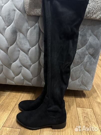 Ботфорты чулки zara