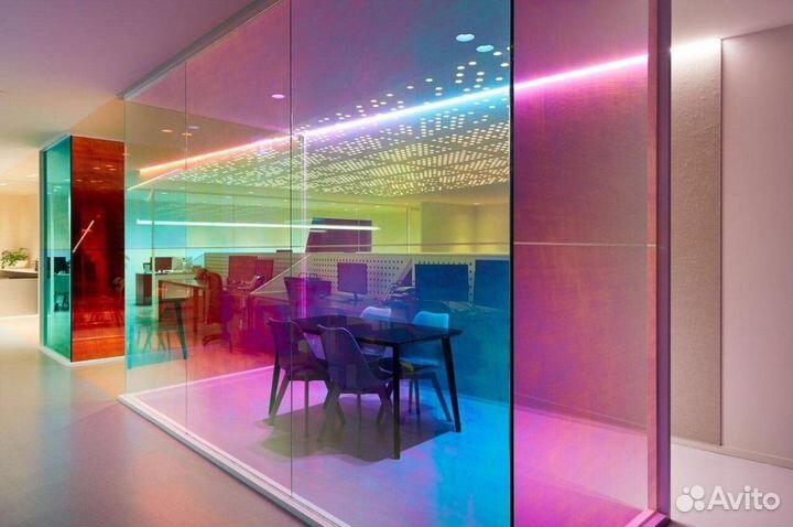 Зеркальная пленка для окон (хамелеон)