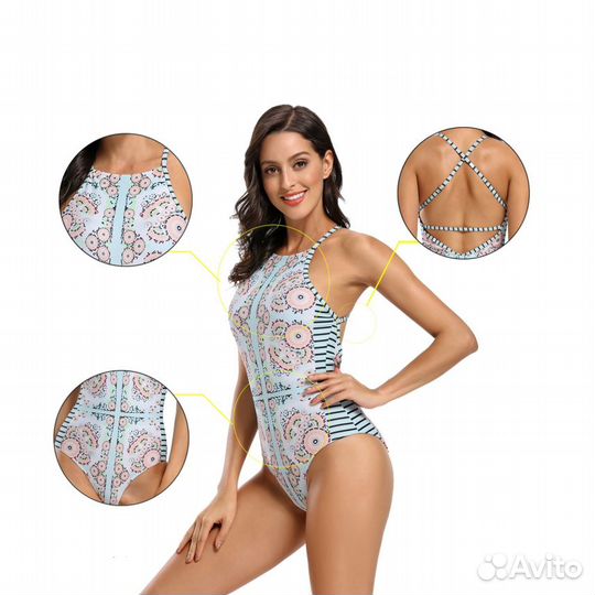 Купальник слитный / новый