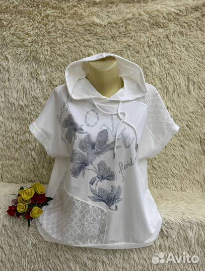 Женские рубашки и блузки большие размеры