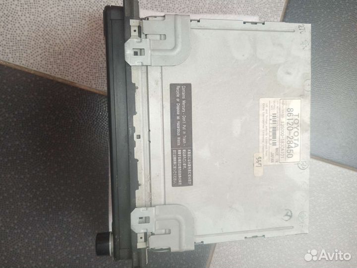 Магнитола двухдиновая тойота