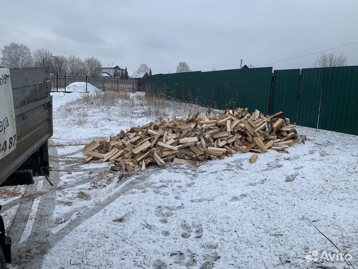 Дрова березовые колотые