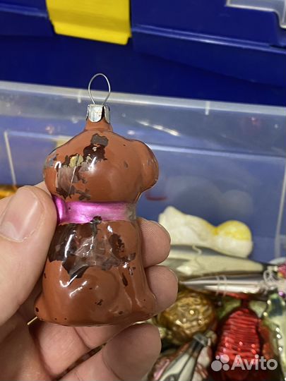 Елочные игрушки собака собачка пес песик