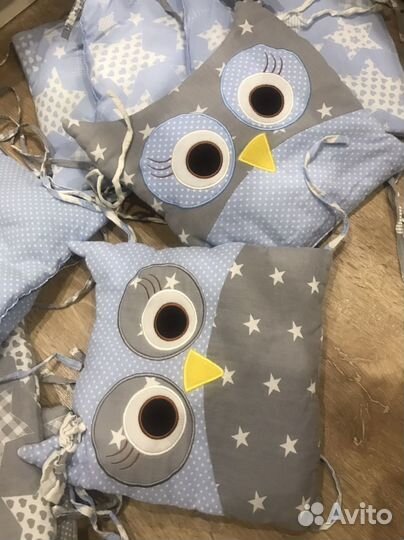 Бортики в детскую кроватку бу