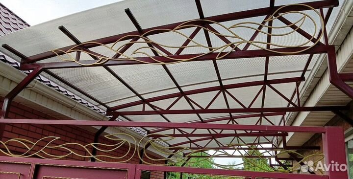 Навес под ключ 