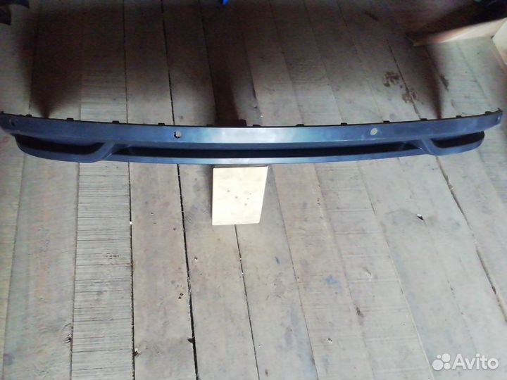 Юбка заднего бампера Skoda rapid 2020