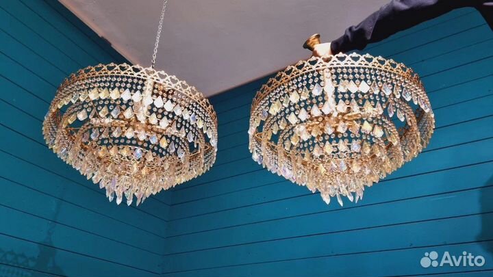 Люстра винтажная