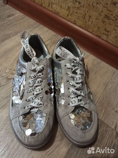 Кроссовки-кеды женские